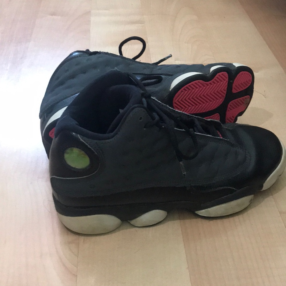 black jordans 13